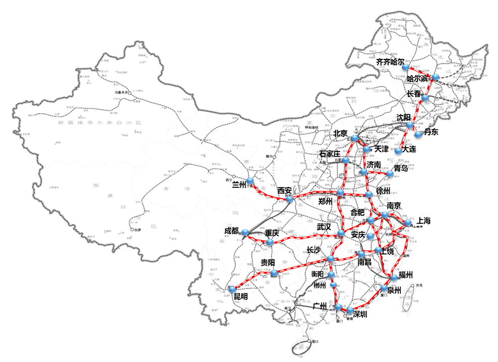 高铁“918博天堂·(中国区)旗舰厅号”从南到北，从东到西，彰显品牌升级新实力